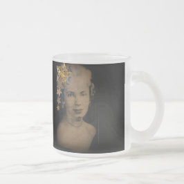 "Retro Stern-" mattierte GlasTasse Mattglastasse