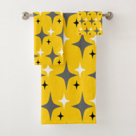 Retro Sterne Badhandtuch Set