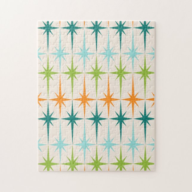 Retro-Sterneburst-Puzzle Puzzle (Vertikal)