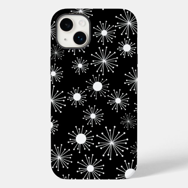 Retro-Sternexplosion des Mitteljahrhunderts Case-Mate iPhone Hülle (Rückseite)