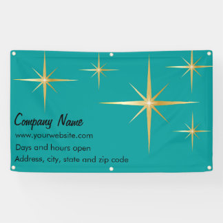 Retro Sternexplosion Vinyl Banner, 3' x 5' Banner