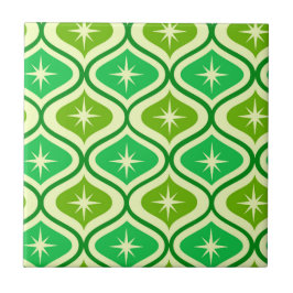 Retro-Sternexplosionen aus dem Mittelalter auf dem Fliese