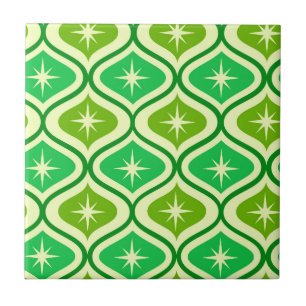 Retro-Sternexplosionen aus dem Mittelalter auf dem Fliese