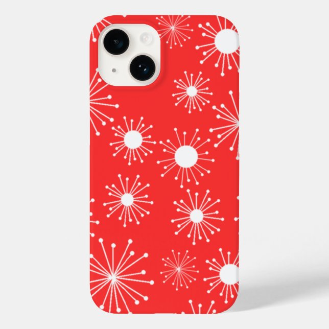 Retro-Sternexplosionen Case-Mate iPhone Hülle (Rückseite)