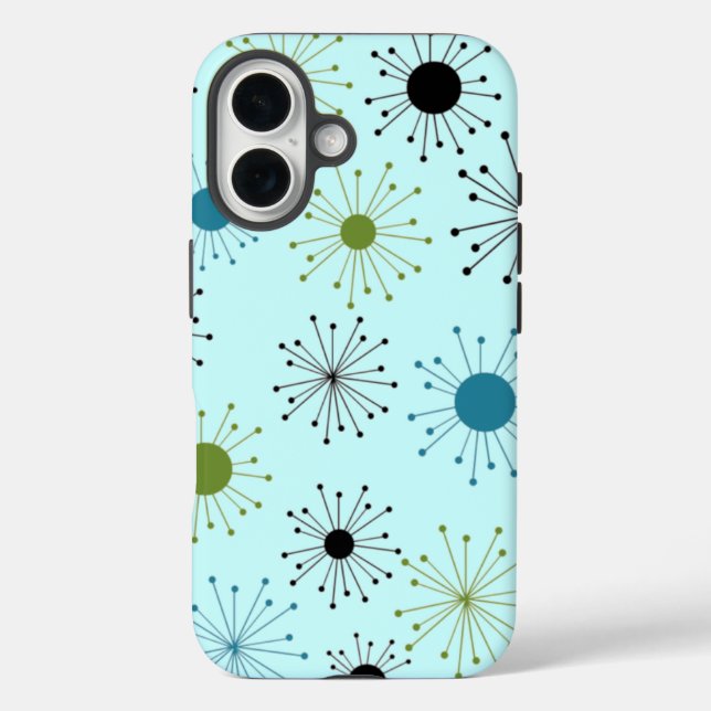 Retro-Sternexplosionen Case-Mate iPhone Hülle (Rückseite)