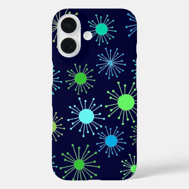 Retro-Sternexplosionen Case-Mate iPhone Hülle (Rückseite)