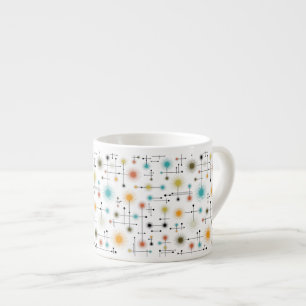 Retro Sternexplosionen Gehen-Gehen! Espressotasse