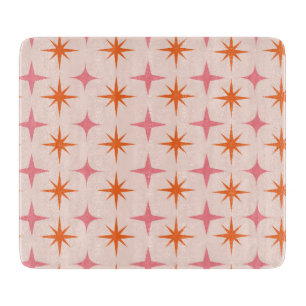 Retro-Sternexplosionen Mitte des Jahrhunderts Must Schneidebrett