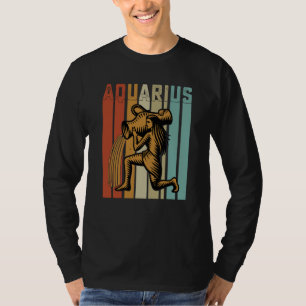 Retro Sternzeichen Wassermann im Vintage-Stil Astr T-Shirt
