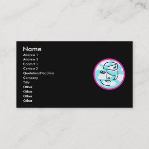 Retro Stewardess-Visitenkarten Visitenkarte