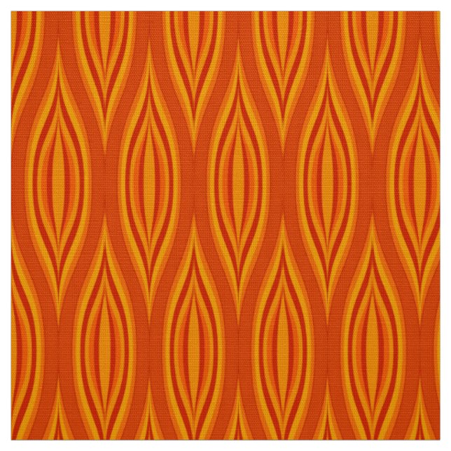 Retro-Stil 60er 70er Musterstoff Stoff (Muster)