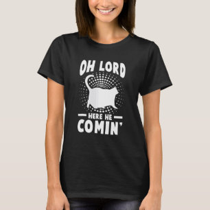 Retro-Stil Ca Oh Herrgott Da Kommt Er Mollige Kat T-Shirt