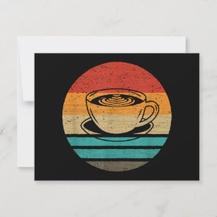 Retro-Stil des Kaffees Vintag Feiertagskarte