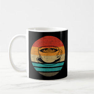 Retro-Stil des Kaffees Vintag Kaffeetasse