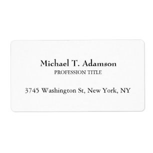 Retro-Stil Elegant Schlicht, einfach und weiß