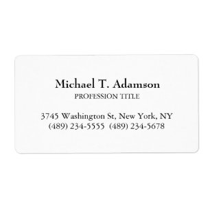 Retro-Stil Elegant Schlicht, einfach und weiß