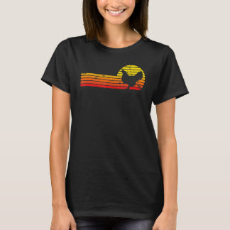 Retro-Stil Hühner Bauer Vintage Landtiere T-Shirt