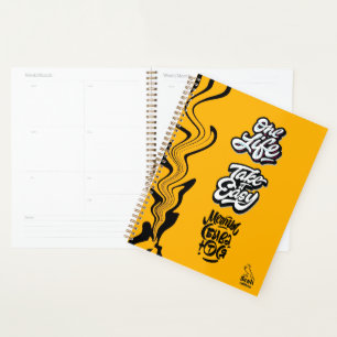 Retro-Stil-Motivations-Typografie-Zitat Planer