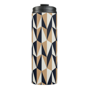Retro-Stil: Nahtloses Vintage-Muster Thermosbecher