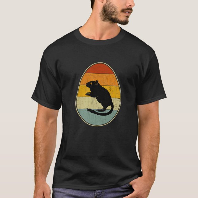 Retro Stil Ostereier Grafische Osterntag Ge T-Shirt (Vorderseite)