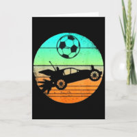 Retro-Stil-Rakete-Rc-Fußballauto-Liga-Gamer-Gesche