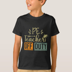 Retro-Stil Sommer Ende des Schuljahres Sportlehrer T-Shirt