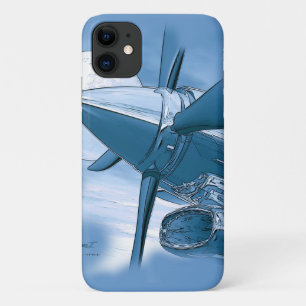 Retro-Stil Turboprop-Flugzeug Kunst Case-Mate iPhone Hülle