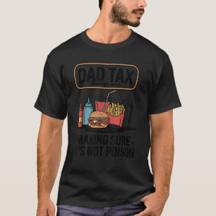 Retro-Stil Vater Steuern, um sicherzustellen, dass T-Shirt