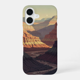 Retro Stiller Canyon iPhone 16 Hülle
