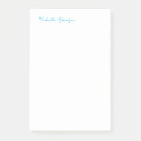 Retro Stilvoll Elegant Schlicht Sky Blue White