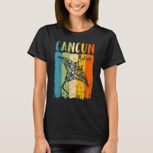 Retro Stingray Cancun Mexico Themenfreunde Familie T-Shirt