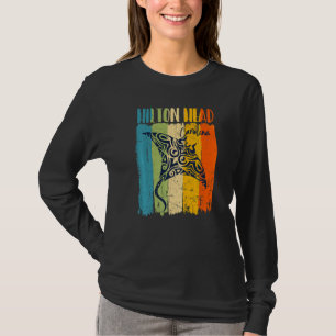 Retro Stingray Hilton Head Carolina Thema Freunde T-Shirt