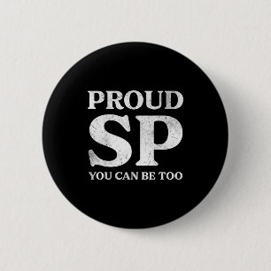 Retro stolze Sp Anti-Scientology lustiger Zitat-Id Button