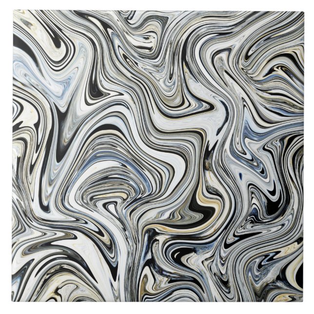 Retro-Stone-Fluid Fliese (Vorderseite)