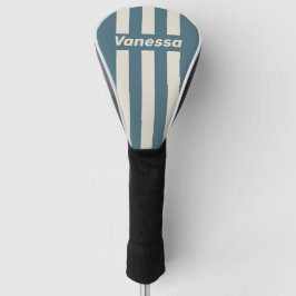 Retro Storm Three Pin Stripes with Name Golf Headcover