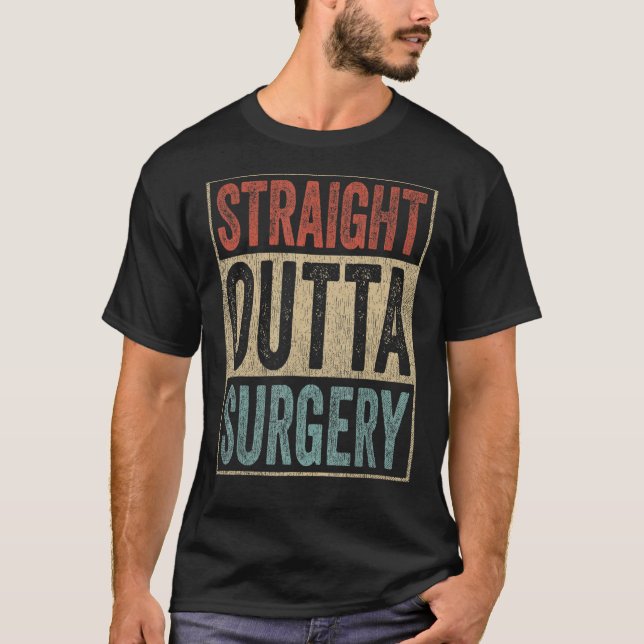 Retro Straight Outta Operation T-Shirt (Vorderseite)