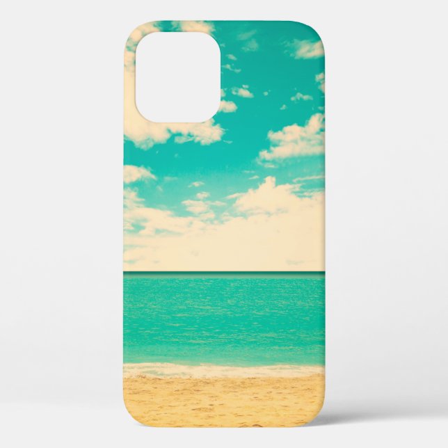 Retro Strand, Retro, Poster, Foto, Hintergrund Case-Mate iPhone Hülle (Rückseite)
