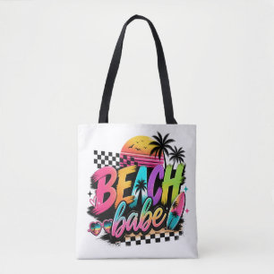 Retro-Strand-Schatz-Zitat Tropische Vibes Bunt