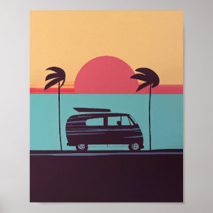 Retro-Strandleben - Ein Sommerabenteuer Poster