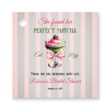 Retro Strawb Perfect Matcha Pink Bow Brautparty