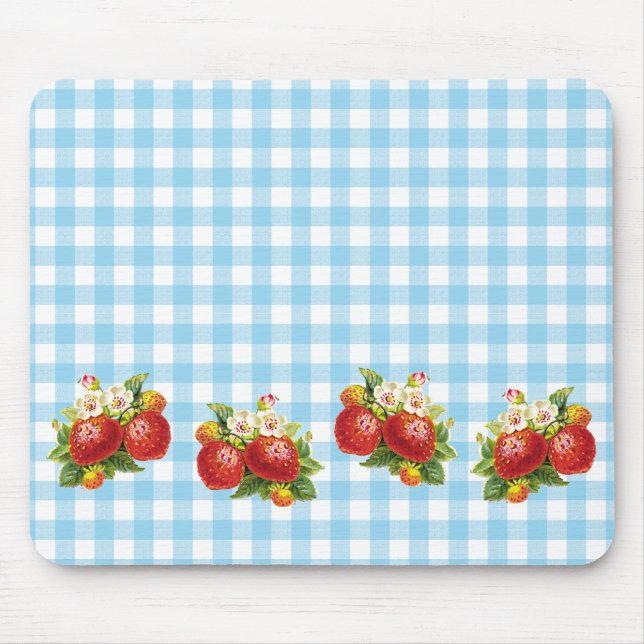 Retro Strawberry Mousepad (Vorne)