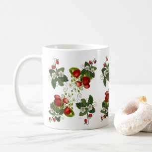 Retro Strawberry Tasse Erdbeeren Kinderzimmer Ta