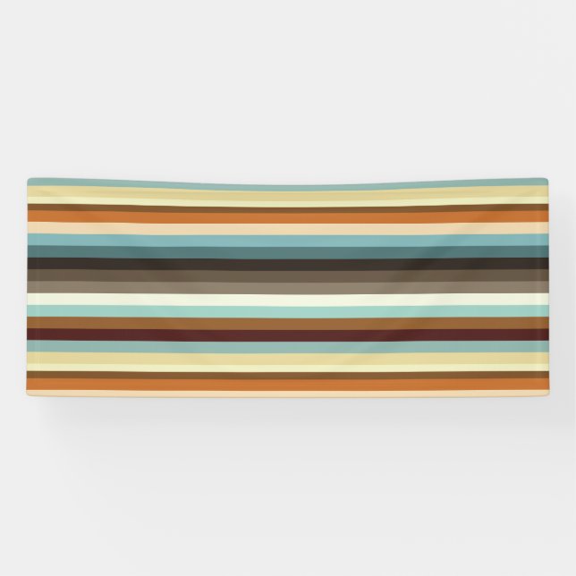 Retro-Streifen Banner (Horizontal)