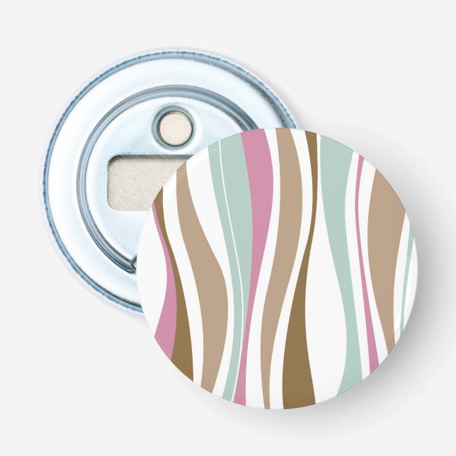 Retro Streifen Flaschenöffner (Vorderseite)