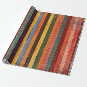 Retro-Streifen Geschenkpapier