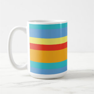 Retro-Streifen Kaffeetasse