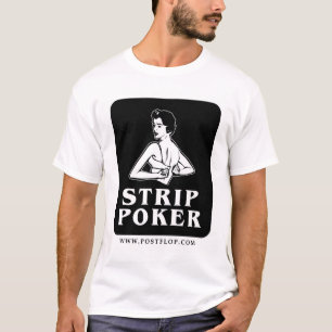 Retro Streifen-Poker-Ikone T-Shirt