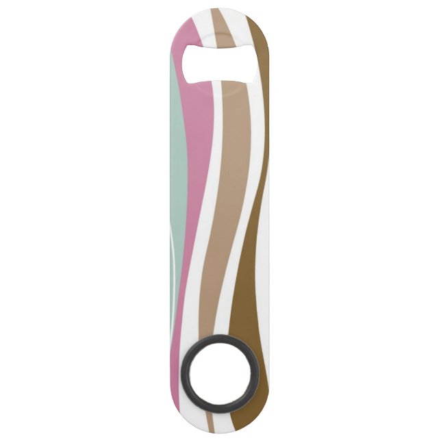 Retro Streifen Speedflaschenöffner (Vorderseite)