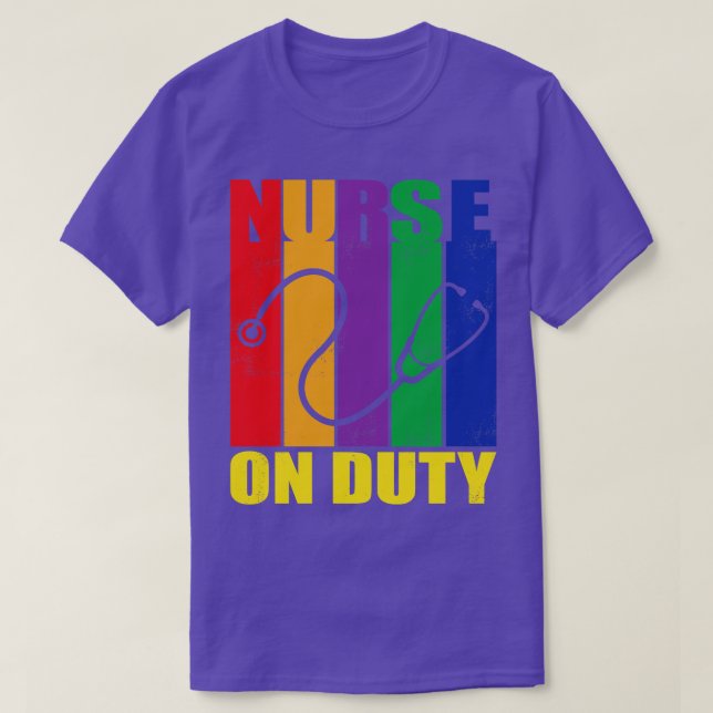 Retro-Streifen T-Shirt (Design vorne)