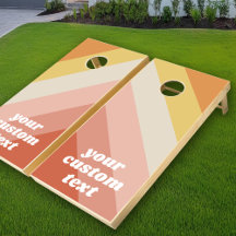 Retro Streifen - undurchsichtiger Name - Korallenr